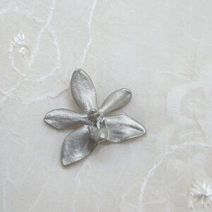Selangor Pewter Pendant from ‘The Orchid Collection’ Fairy Flower Bloom 1.25"
